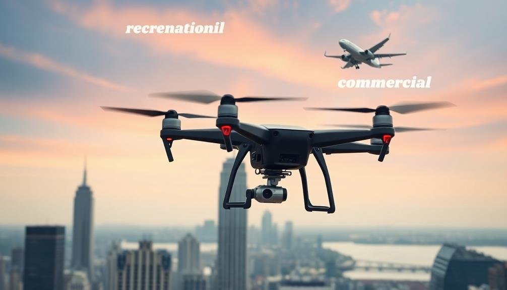 commercial and recreational drones
