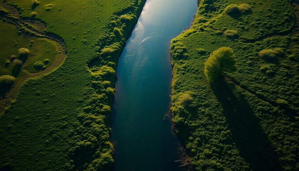 dynamic aerial photo composition