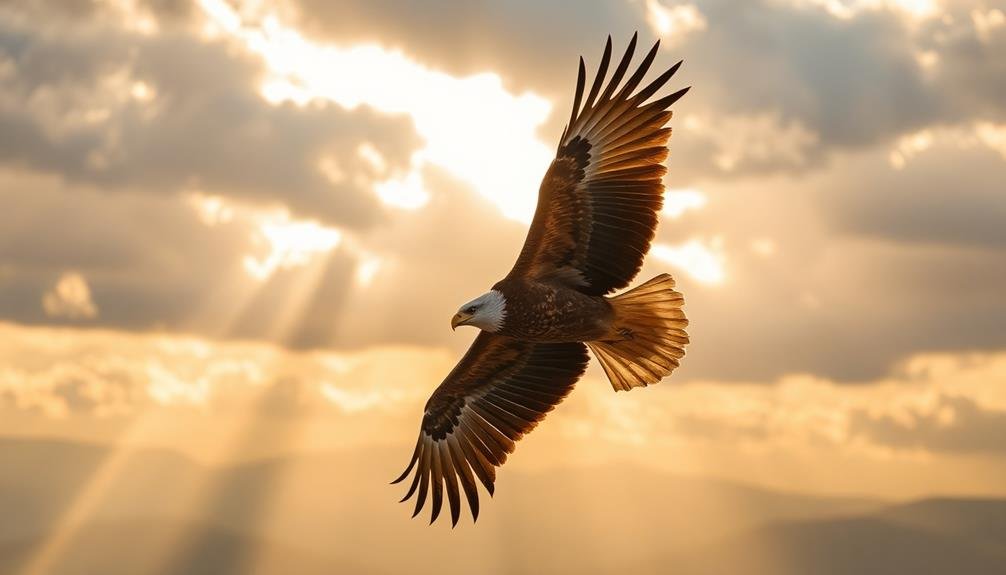 elegant avian aerial display