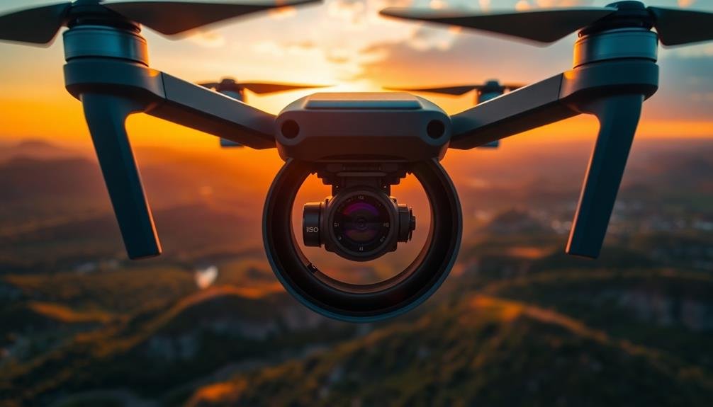 iso optimization for aerial photography