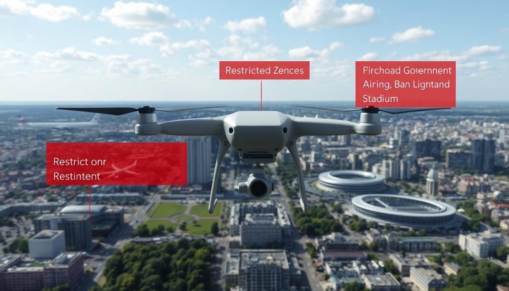 mapping restricted airspace zones