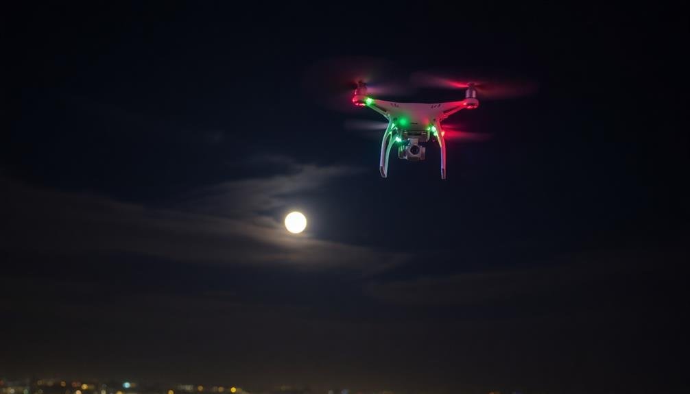 night drone lighting standards