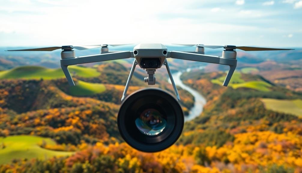 optimal aperture for aerial photography