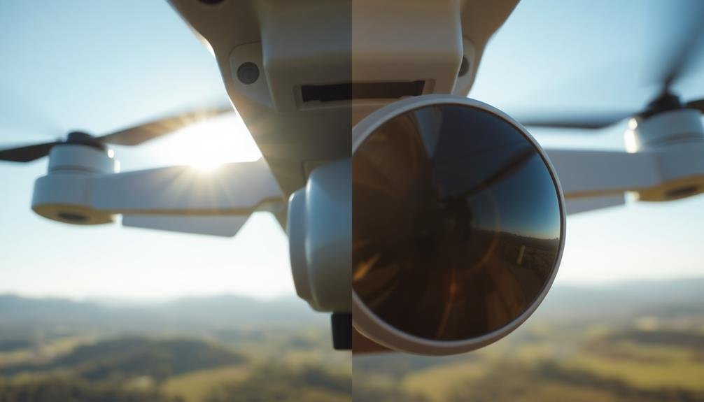 propeller visibility in footage