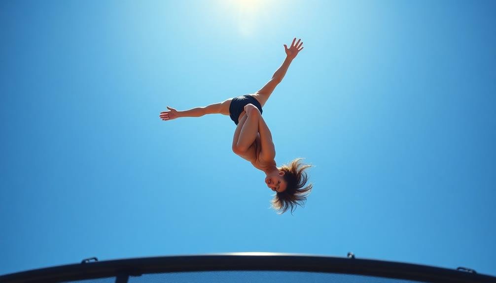 acrobatic trampoline maneuvers