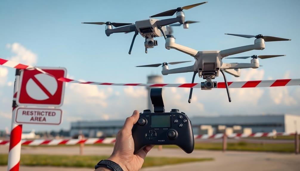 adhere to airspace regulations