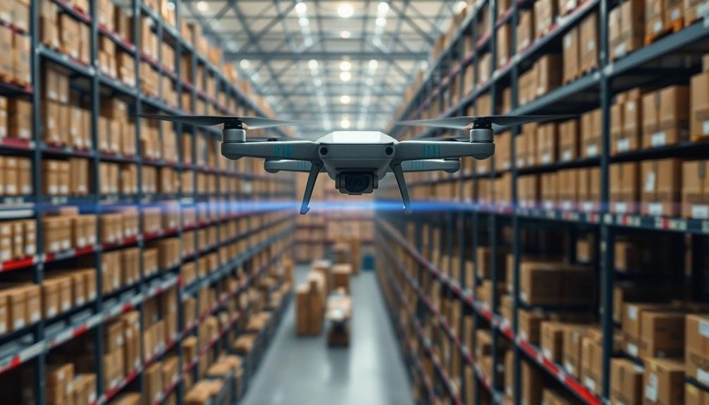 aerial barcode scanning technique
