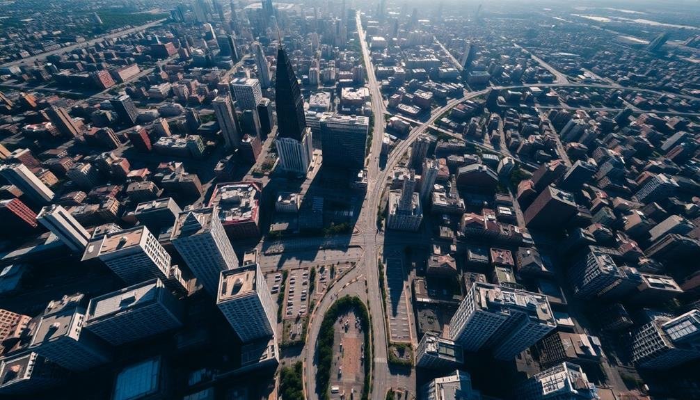 aerial geometric design patterns