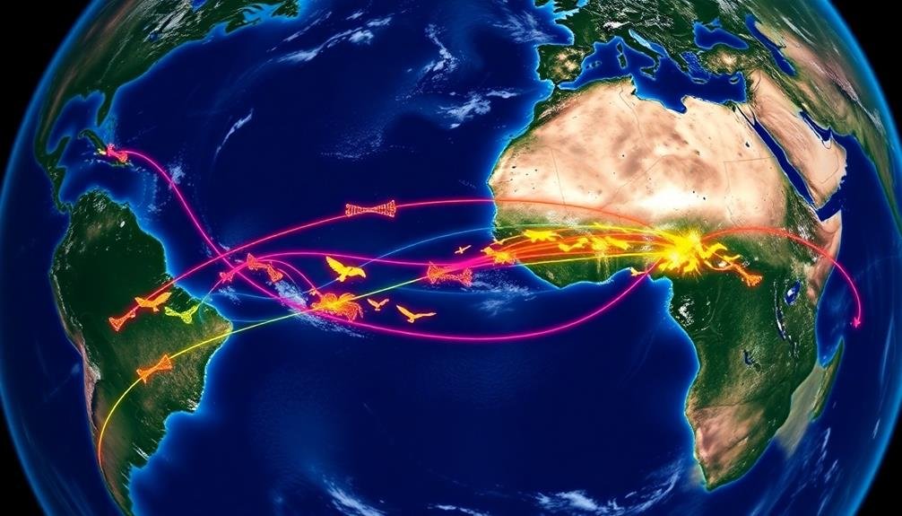 aerial mapping of migration