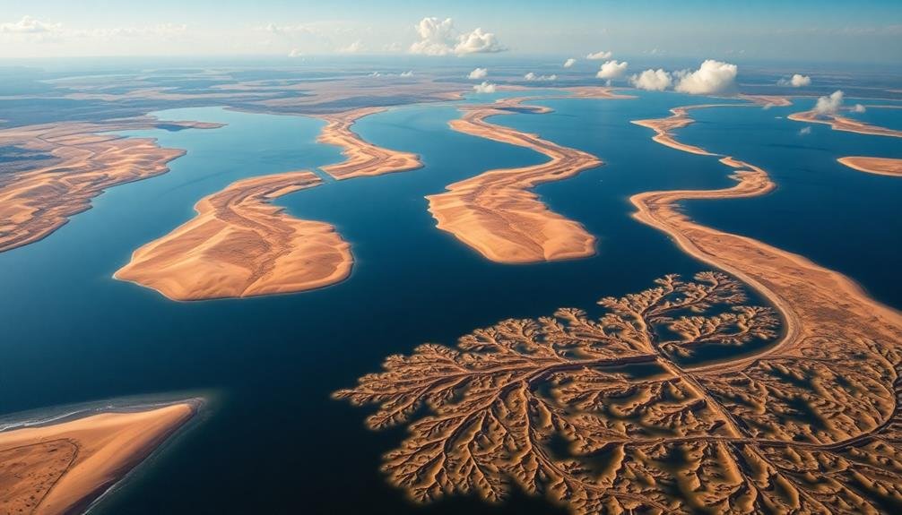 aerial patterns and textures