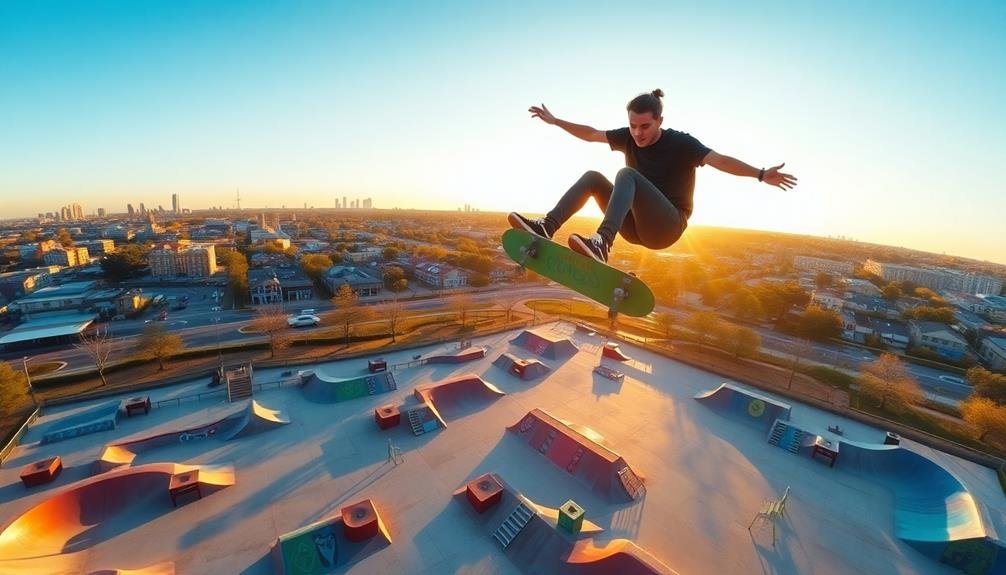 aerial perspective precision shots