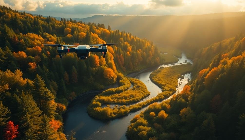 aerial shot composition techniques
