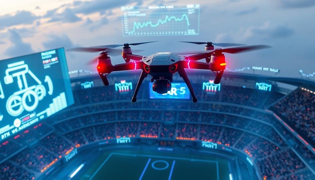 aerial sports broadcasting evolution