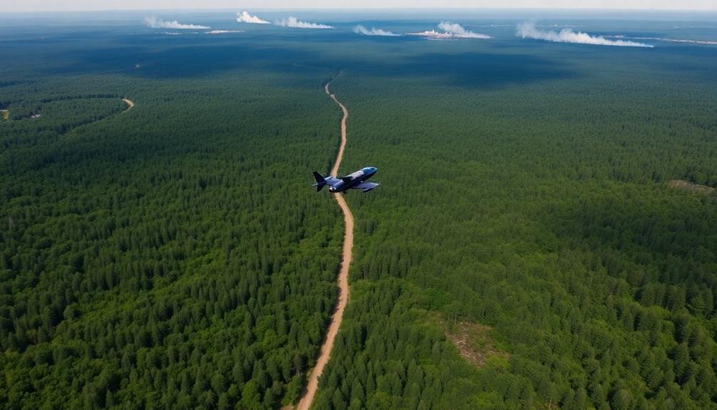 aerial surveillance for logging
