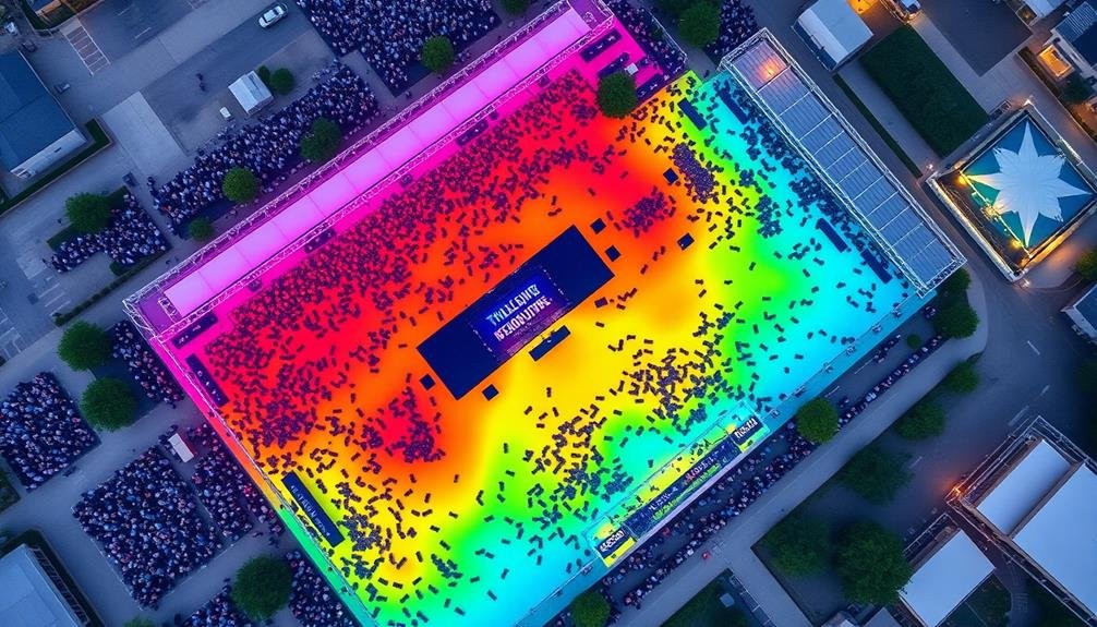 aerial temperature visualization technique