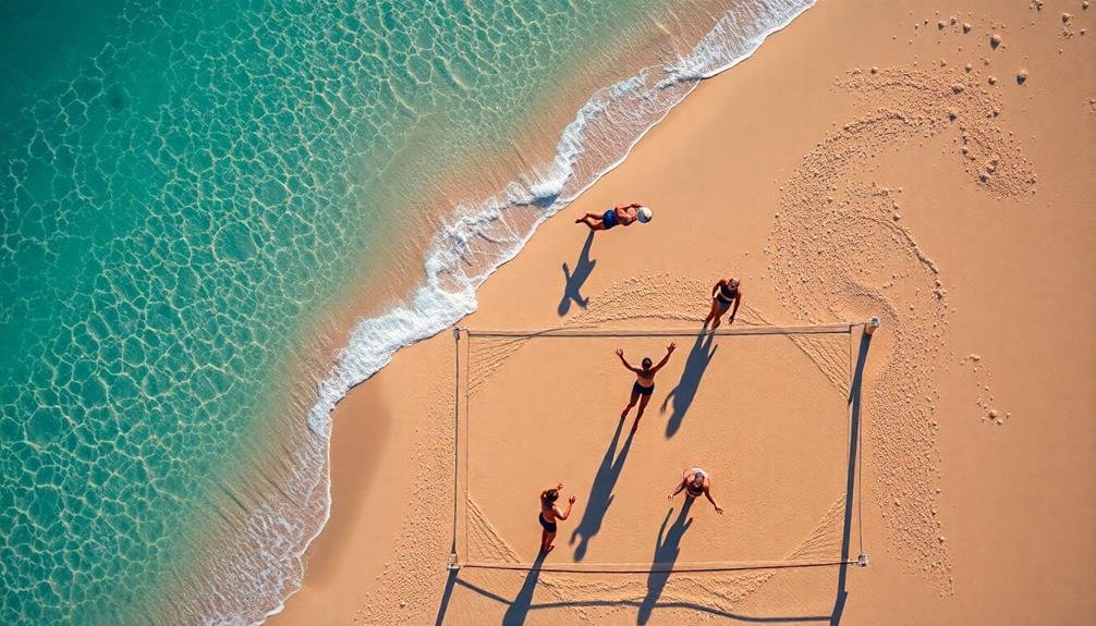 aerial volleyball image enhancement