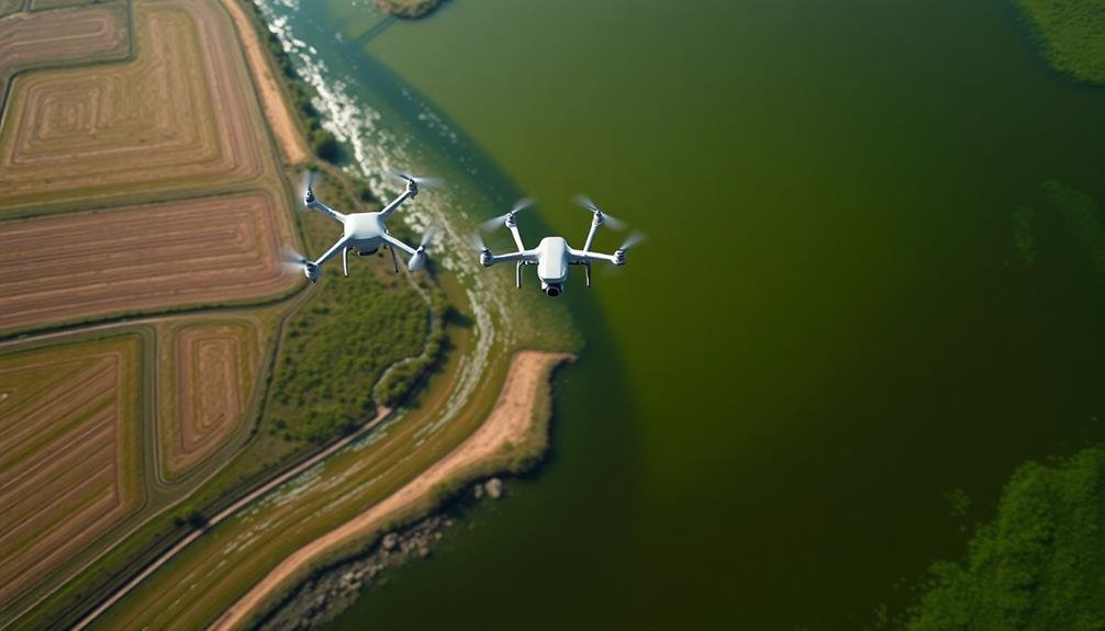aerial water contamination mapping