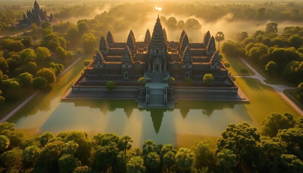ancient khmer temple complex