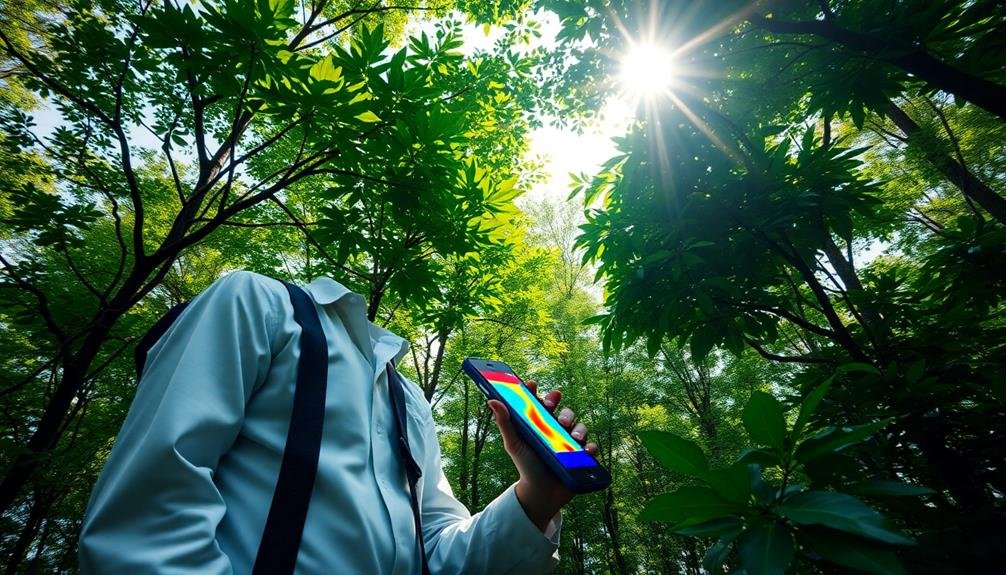 canopy photosynthesis pattern analysis