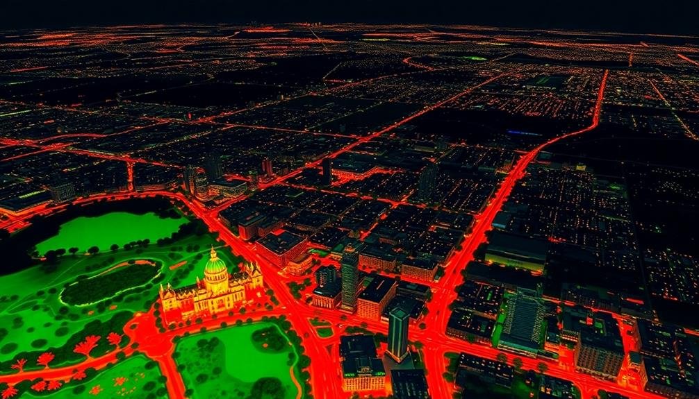 city heat island mapping