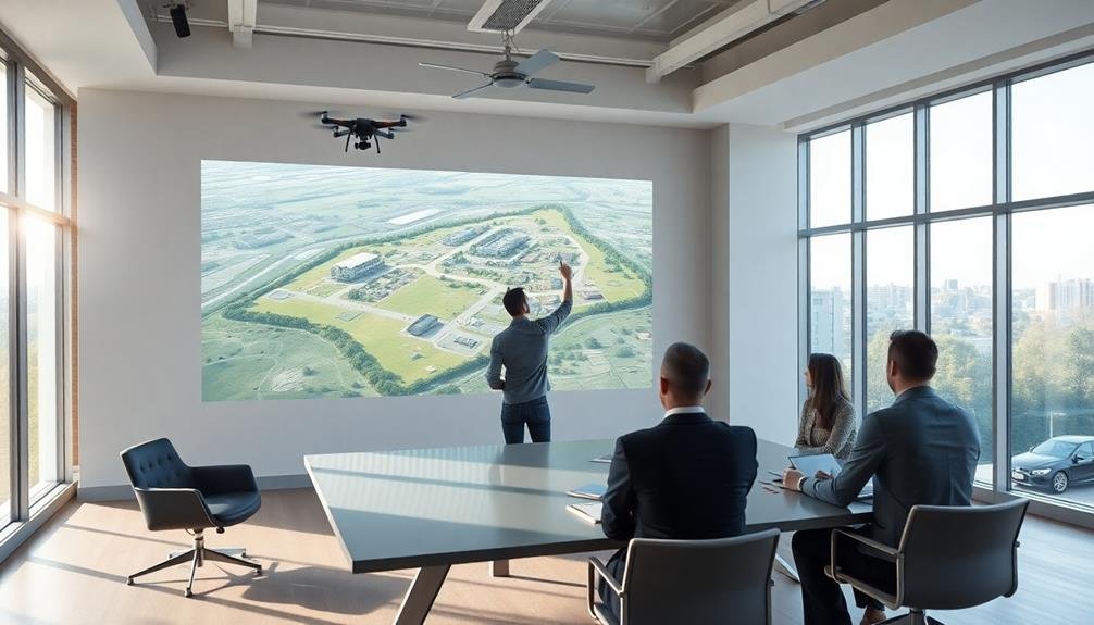 client aerial visualization presentation