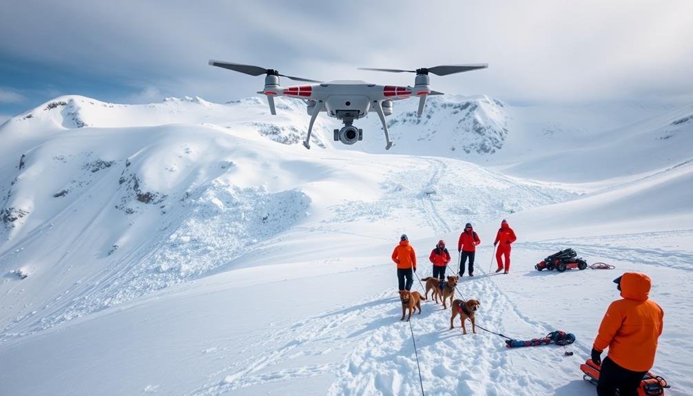 collaborating with rescue teams