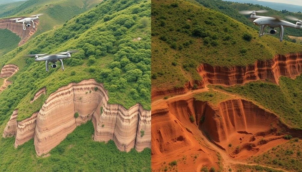 comparative drone imagery analysis