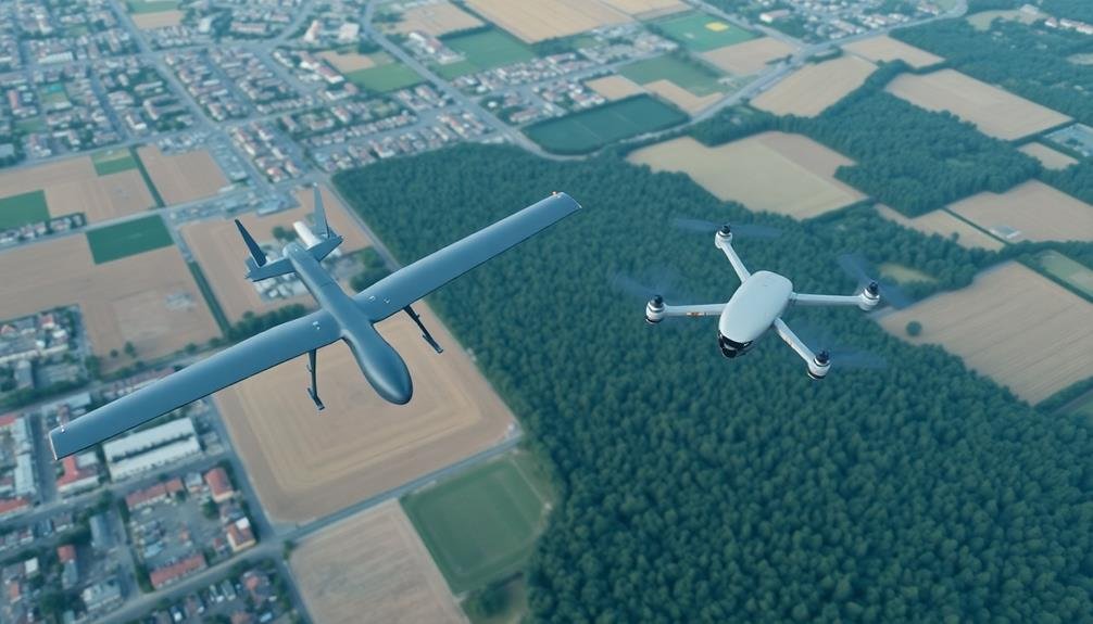 comparing drone flight types