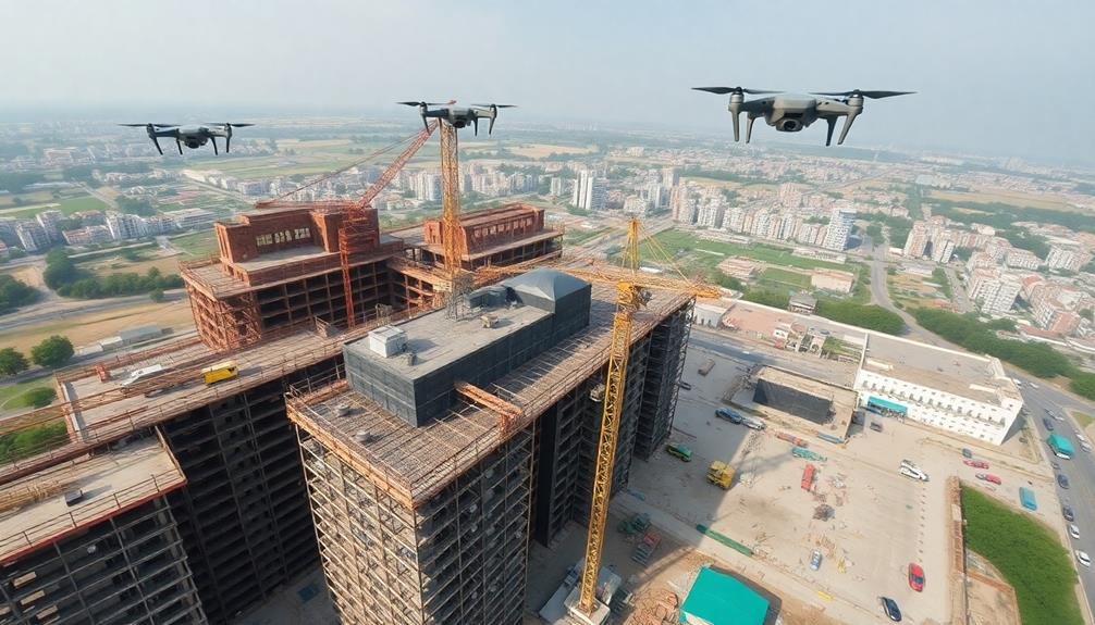 construction site aerial mapping