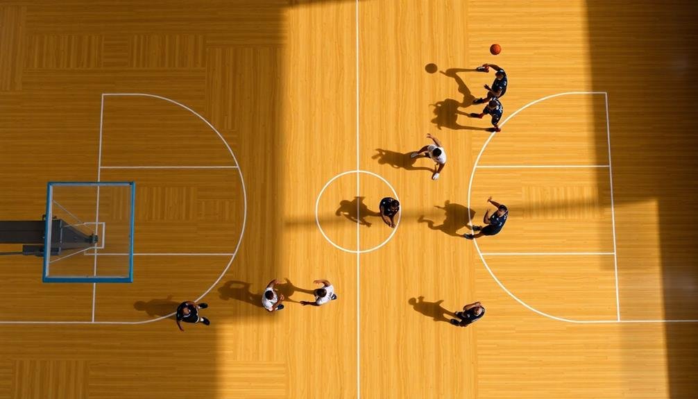 court action aerial view