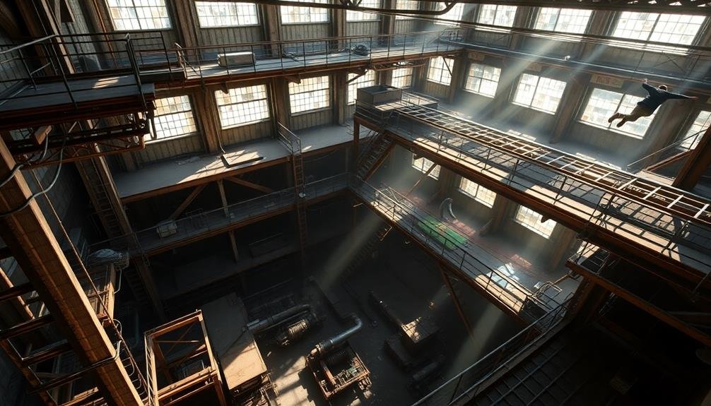 derelict factory challenge course