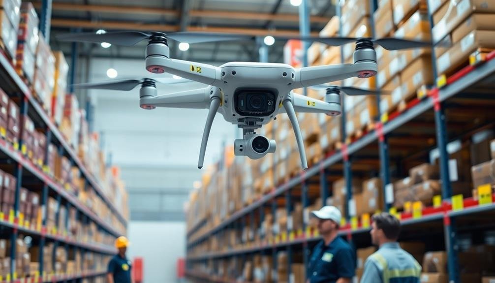 drone assisted inventory management