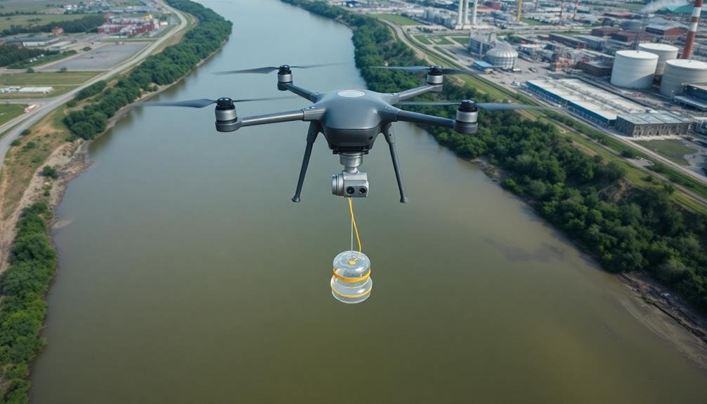 drone assisted water sampling