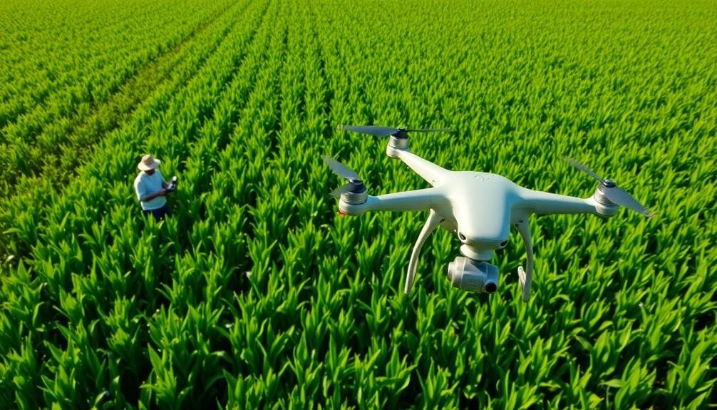 drone based crop health monitoring