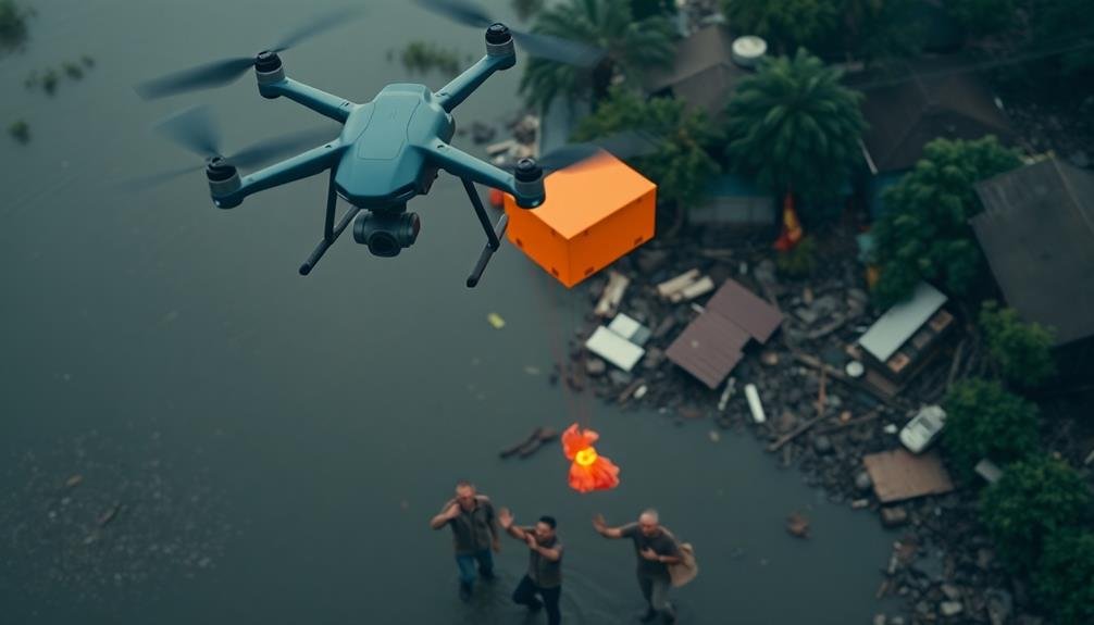 drone rescue payload delivery