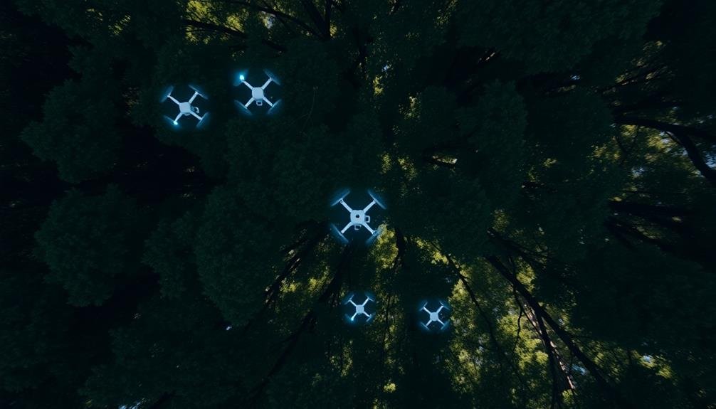 drone swarm automated counting