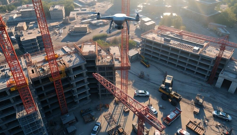 drone techniques for construction monitoring