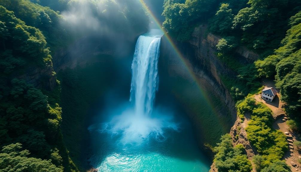 drone waterfall photography tips