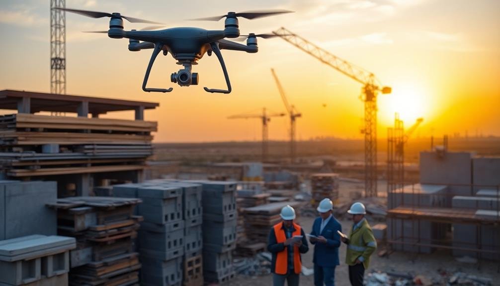 drones enhance material management