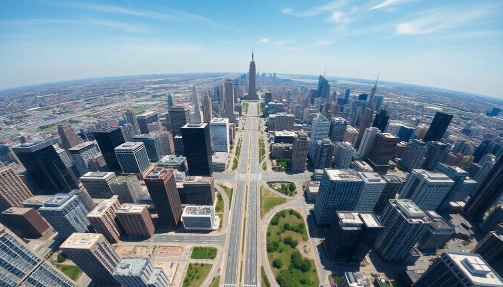 drones equipped with wide angle