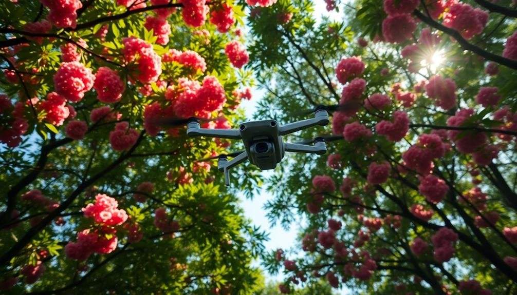 drones for treetop pollination