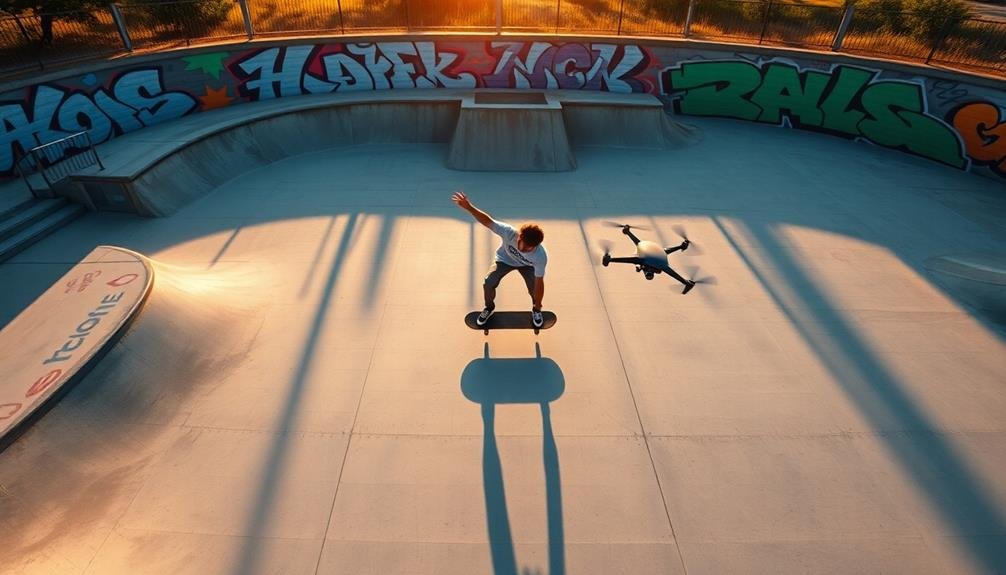 dynamic skater aerial tracking
