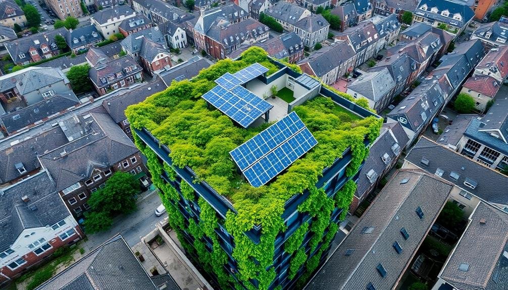 elevated views of greenery