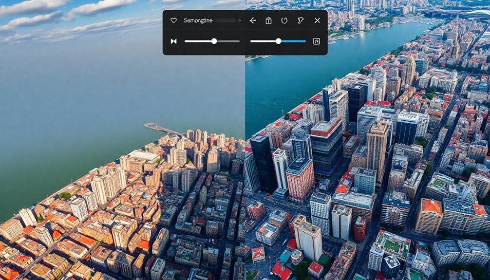 enhancing aerial image quality