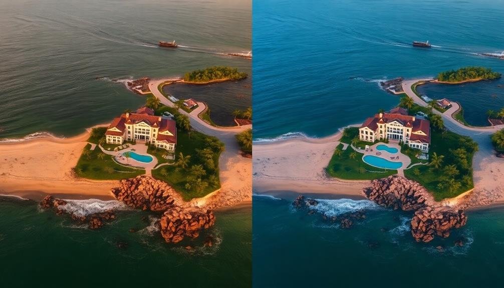 enhancing aerial photography quality