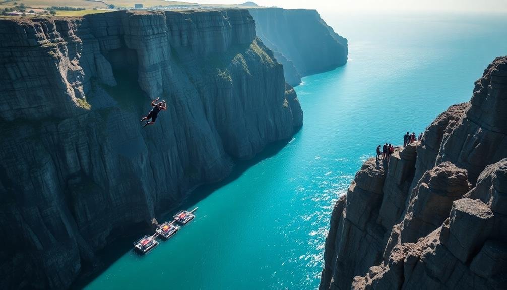 extreme diving competition event