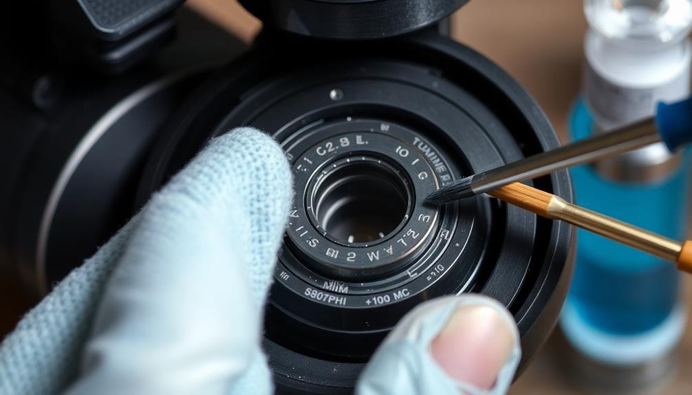 gimbal component cleanliness maintenance
