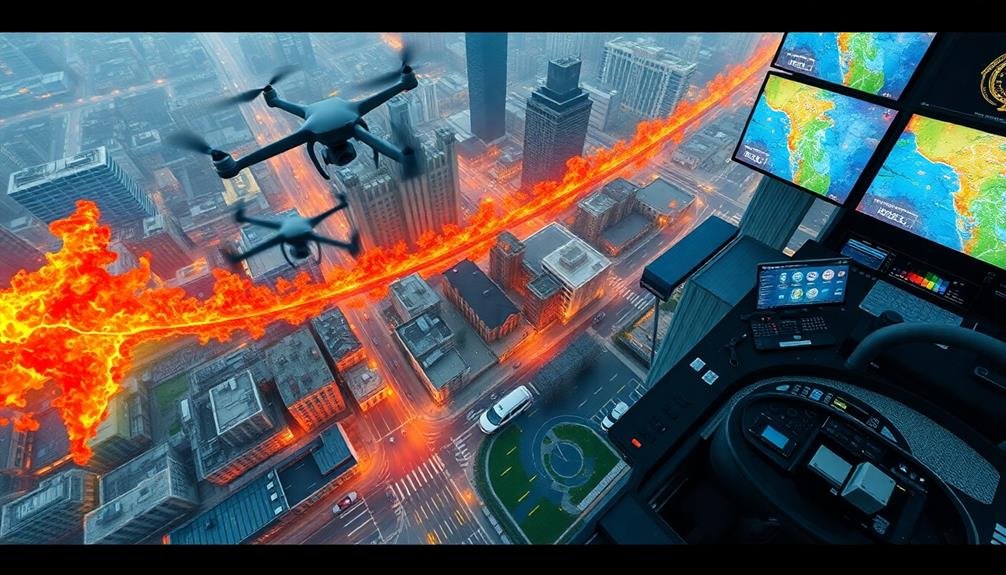 hazard monitoring in real time