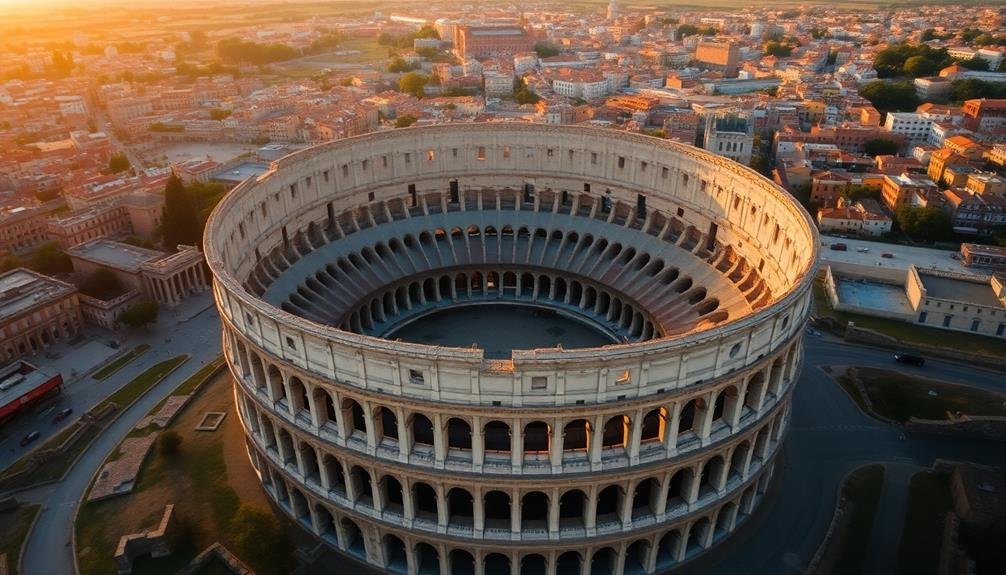 historic roman amphitheater landmark