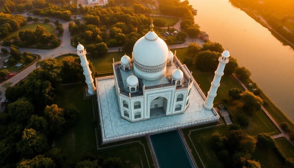 iconic indian marble mausoleum